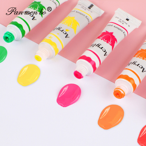 Peintures acryliques Panwenbo, pigments professionnels pour artistes, 12 couleurs, tubes de 9 ml, <span class=keywords><strong>peinture</strong></span> <span class=keywords><strong>acrylique</strong></span> non toxique pour la <span class=keywords><strong>peinture</strong></span> - Product Image 4