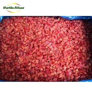 Nuevas Verduras Congeladas LQF, Chile Rojo Picado de 10x10mm, Certificado HACCP, Ingredientes Frescos Refrigerados para su Cocina - Product Image 4