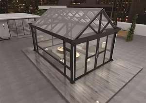 Villa Prefabricada Moderna de Lujo, Jardín de Invierno Residencial, Invernaderos Exteriores de Aluminio de Alta Calidad Personalizados - Product Image 5