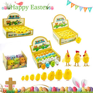 Бесплатный образец BSCI, Новинка <span class=keywords><strong>2026</strong></span> года, Оптовая продажа, Индивидуальные мини-цыплята из синели, Прямые поставки с фабрики, Пасхальный подарок для домашнего декора - Product Image 6