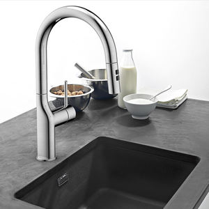 <span class=keywords><strong>KEMEN</strong></span> 2024 nuevo estilo americano grifo de fregadero de cuello largo sin plomo acero inoxidable 304 grifo mezclador de fregadero de cocina extraíble - Product Image 5