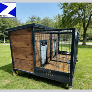 Caseta para Perros Aislada para Todo Clima con <span class=keywords><strong>Puerta</strong></span> Integrada, <span class=keywords><strong>Puerta</strong></span> de Limpieza, Ventanas Dobles y Logotipo Personalizado - Product Image 2