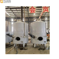 Cuve de refroidissement pour vin en acier inoxydable, isolée et à double enveloppe, avec agitateur pour stabilisation à froid