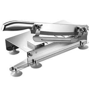 Guillotina para hierbas, cortador manual de acero inoxidable grueso para cortar hierbas medicinales, duradero, multifuncional y ajustable - Product Image 1