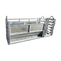 Équipement de tirage de moutons mobile et réglable en V avec porte de tirage et système de pesée, corral de compression pour moutons