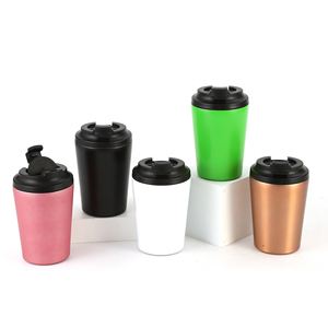 Taza de Viaje Personalizada con Logotipo, 12 oz, de Acero Inoxidable con Recubrimiento en Polvo, Taza de Café con Tapa Hermética - Product Image 2