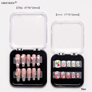 Boîte d'emballage vide pour ongles à presser, boîte de <span class=keywords><strong>rangement</strong></span> et de présentation personnalisée avec logo, boîtes pour ongles à presser - Product Image 5