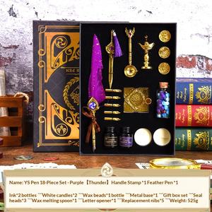 Wowei Genshin Impact - Juego de Plumas de Tinta a Base de Agua con Caja de Regalo de Sello de Cera, Regalo de Cumpleaños, Juego - Product Image 6