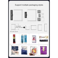2Kg Corn Starch UC-420 Automatic Flour/Coffee/Milk Tea/Sugar Powder/Beverage Packaging Machine with Wood Pouch and Motor