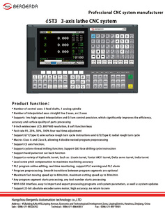 Sistema de Control de 3 Ejes de Alta Precisión BERGERDA I3T3 con Control de Movimiento Avanzado para Torno de Corte y Grabado de Alta Velocidad - Product Image 4