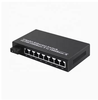 Convertisseur de média Gigabit 1000M Commutateur fibre optique 8 ports + 1 port Fibre optique 1000M