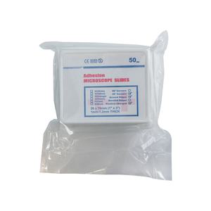26x76mm Microbiologie Blanc Givré Positif Chargé au Sol Bords Adhérence Microscope Lames de Verre Adhésif Glissière de Verre - Product Image 3