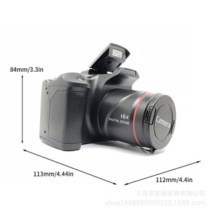 XJ05 Digital Camera 16x Optical Zoom Video Recording Black Plastic Body With 32G Memory Card - Product Image 5