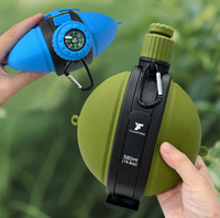 Gobelet pliable portable de grande capacité en silicone liquide 580 ml, anti-fuite, réutilisable, unisexe, pour les voyages en plein air et l'alpinisme