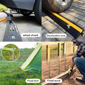 Nhà máy bán tái sử dụng J hình dạng móc thép cây cổ Phần 12 mm Đường kính thép cây nhựa đường Neo - Product Image 4