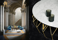Italienische leichte Luxus kalte Jade Luxus Steintisch Luxus Villa Restaurant Esszimmer runden Tisch Haushalt