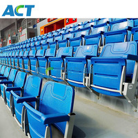 Sièges de stade pliants en plastique, chaise de tribune pliable, sièges relevables, siège sportif en plastique pour école, stade, événement, lieu public CS-ZZB-GL