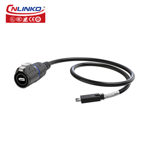 Cnlinko fabricant LP16 industriel étanche transfert rapide de données <span class=keywords><strong>USB</strong></span> <span class=keywords><strong>type</strong></span> <span class=keywords><strong>c</strong></span> <span class=keywords><strong>connecteur</strong></span> mâle <span class=keywords><strong>usb</strong></span> <span class=keywords><strong>type</strong></span> <span class=keywords><strong>c</strong></span> <span class=keywords><strong>connecteur</strong></span> <span class=keywords><strong>femelle</strong></span> - Product Image 1
