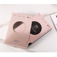 Boîte d'emballage cosmétique de luxe pliable avec logo personnalisé et tiroir coulissant pour vernis à ongles, huile, soins de la peau, cils et masque facial