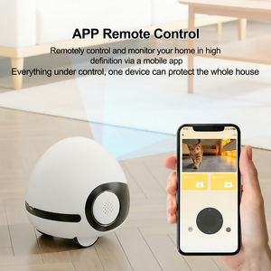 Robot intelligent multifonctionnel pour la surveillance des animaux domestiques, compagnie à distance sans fil, jouet laser intelligent pour chat et jouet intelligent pour animaux de compagnie - Product Image 3