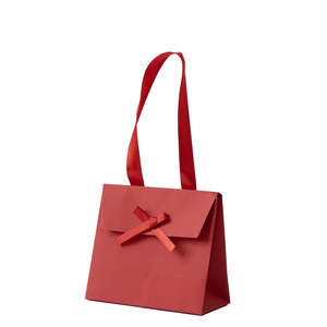 Sacchetto regalo in carta colorata 16 cm + 8 cm x 14 cm - Product Image 2