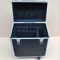 Valise à roulettes personnalisable OEM/ODM en aluminium avec couvercle amovible et roulettes Flight Case