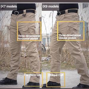 Pantalones tácticos 2024, pantalones Cargo impermeables para entrenamiento con múltiples bolsillos de talla grande para hombre - Product Image 5