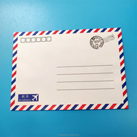 Bon marché, enveloppe personnalisée en couleur imprimée C5 C7 #9 10, enveloppe d'emballage en papier avec bande adhésive auto-scellante