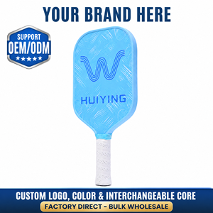 Raquette de pickleball en fibre de carbone All-Court T300, portée 398 mm, noyau en nid d'abeille PP, spécifications de tournoi, raquette personnalisée - Product Image 1