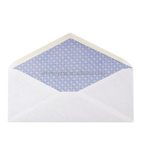 Busta del portafoglio di sicurezza aziendale da 24 libbre bianca con chiusura a forma di diamante incollata #9 #10 - Product Image 1