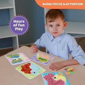 Tùy Chỉnh Tự Làm Thủ Công Nghệ Thuật Kit Poke Trong Vui Vẻ Nghệ Thuật Khủng Long Thời Trang Hoa Nhấn Poking Kit Cho Thanh Thiếu Niên Người Mới Bắt Đầu Trẻ Em - Product Image 5