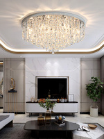 Plafonnier brillant de style simple éclairage salon hôtel lumière salle à manger lumière unique de luxe traditionnel
