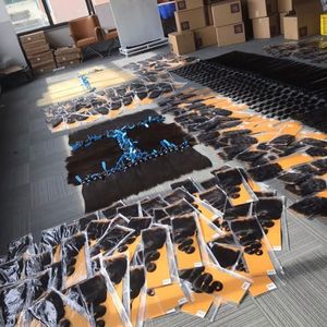 Bó Tóc Thẳng <span class=keywords><strong>KBL</strong></span> Malaysia Kèm Kẹp, Tóc Trước Ren Ấn Độ Nguyên Bản, Chân Tóc Lụa 5X5 Ren Trước Với Tóc Trẻ Em - Product Image 4