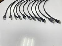 Remplacement pour Lemo EGG.1B.308.CLL, câble Ethernet Cat6a gris LSZH à longueur personnalisée, connecteur étanche IP67