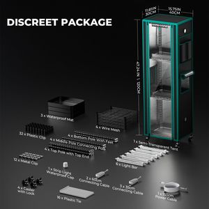 ชุดปลูกต้นไม้ Mars Hydro 4-Tier ขนาด 40x30x120 ซม. พร้อมไฟปลูกต้นไม้ 54 วัตต์ และเต็นท์ปลูกต้นไม้ สำหรับการเพาะชำ การงอก และการเพาะเมล็ด - Product Image 6