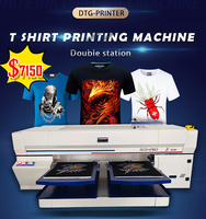 Machine d'impression numérique de T-shirt de 8 couleurs m1 m2 m8 dans le centre d'impression de DIY de vêtement de T-shirt en coton