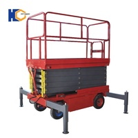 Elektrikli makaslı kaldırma 4-16m hava platformu 6m 8m 10m 12m 14m Skylift mobil kaldırıcı iskele hidrolik makaslı kaldırma fiyatı