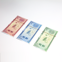 Bons cadeaux personnalisés à motif de sécurité anti-contrefaçon de billets bon marché coupon de réduction impression de billets pour les entreprises
