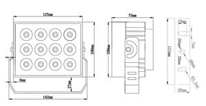 YUNTUO <span class=keywords><strong>POD</strong></span> - Foco LED Exterior Superbrillante de 12 LED, Resistente al Agua, IP66, de Aluminio, Luz de Relleno para Vigilancia y Seguridad - Product Image 4