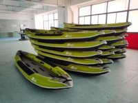 Nouveau kayak gonflable chinois, canoë gonflable, siège de kayak gonflable pour une personne avec rames en aluminium et gonfleur