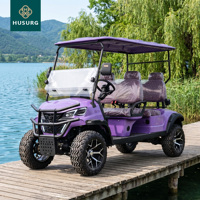 Voiturette de golf électrique étanche, longue portée (90 km), certifiée CE, 3-4 places, 30 km/h, temps de charge 7-9h