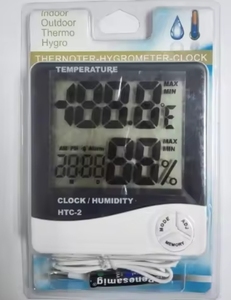 Nhà giữ OW-E2 Nhiệt kế ẩm kế đồng hồ kỹ thuật số LCD hiển thị điện tử Nhiệt độ độ ẩm mét - Product Image 3