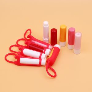 ลิปบาล์มแบบแท่งทำจากขี้ผึ้งออร์แกนิค น้ำผึ้ง และเชียบัตเตอร์ ปรับแต่งได้ เป็นของขวัญสำหรับผู้หญิง พร้อมสายคล้องคอซิลิโคน - Product Image 1