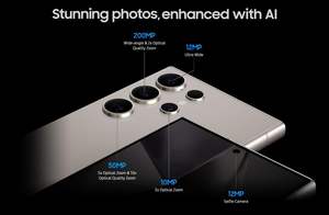 Spedizione Gratuita <span class=keywords><strong>Samsung</strong></span> S24 Ultra 12GB+256GB Giallo Titanio Sbloccato per AT&<span class=keywords><strong>T</strong></span> <span class=keywords><strong>T</strong></span>-<span class=keywords><strong>Mobile</strong></span> Verizon Batteria 100% Pari al Nuovo - Product Image 4