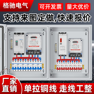 Boîte de distribution Koch 8 prises 220V IP54 en acier laminé à froid, montage mural, ensemble complet pour intérieur - Product Image 4
