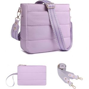 2026 New Style Lightweight Women's Crossbody <b>Bag</b> With <b>Computer</b> Compartments Puffy Quilted Shoulder <b>Bags</b> for Ladies - Product Image 2