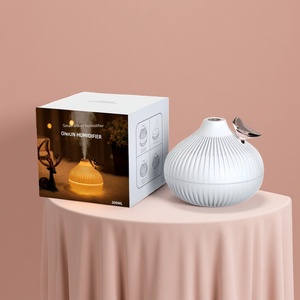 Diffuseur d'arômes H20 en gros, humidificateur portable de bureau, mini brumisateur d'eau, veilleuse aromathérapie, utilisation hôtelière, 300 ml, LED, divertissant - Product Image 1