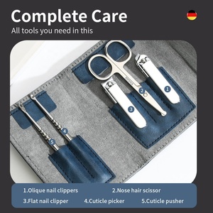 Outils de manucure de qualité supérieure en acier inoxydable, 5 pièces, faciles à utiliser pour les soins des mains et des pieds - Product Image 2