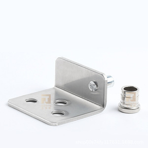 Bisagra oculta de acero inoxidable Kinnet JNT-194 con rodamiento para puerta de gabinete, herrajes para puertas de madera - Product Image 3
