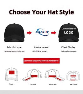 Gorra Deportiva de 5 Paneles de Secado Rápido para Exteriores, Gorra de Nylon con Visera Plana, Gorra Ligera para Camping, Gorra de Béisbol con Logotipo Personalizado, Gorra Trucker - Product Image 3